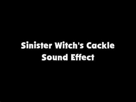 Sinister witch cackling
